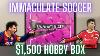 1 500 Hobby Box 2021 Panini Immaculate Soccer Hobby Box Opening