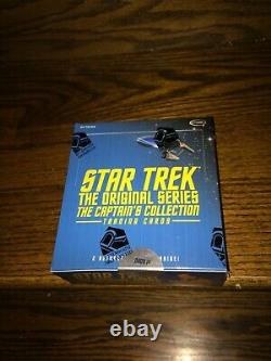 18 Rittenhouse Star Trek TOS Captain's Collection Sealed Trading Card Hobby Box