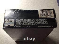 1990 Impel Marvel Universe Wax Hobby Box 36 Packs Factory Sealed-STAN LEE