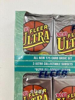 1992-93 Fleer Ultra NBA Series 2 Sealed Hobby Box 36 Packs Shaq Rookie (BBCE)