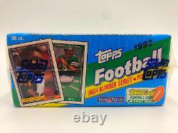 1992 topps NFL TRADING CARD HOBBY BOX Football Picture Cards (Factory Sealed)
