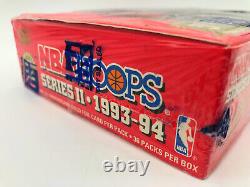 1993 NBA HOOPS TRADING CARD HOBBY BOX Basketball Cards (Factory Sealed)