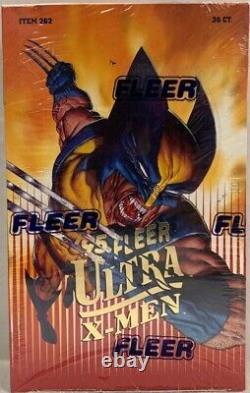 1995 Fleer Ultra Marvel X-men Trading Card Hobby Box 36 Packs New Sealed U. S. (b)