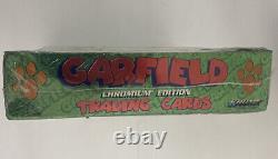 1995 Garfield Chromium Factory Sealed Hobby Box 24 Packs Scarce
