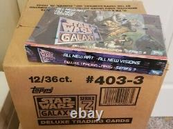 1995 Star Wars Galaxy Series 3 Factory Sealed Hobby Box Case Fresh