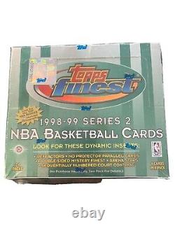 1998-99 Topps Finest Series 2 NBA Basketball FACTORY SEALED HOBBY BOX