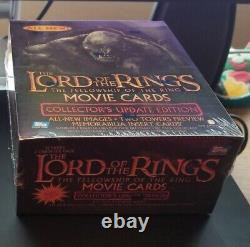 2002 Lord Of The Rings Fellowship Of Ring Update Factory Sealed Hobby Box