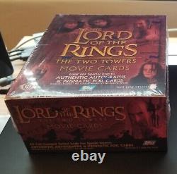 2002 Lord Of The Rings Two Towers Factory Sealed Hobby Box