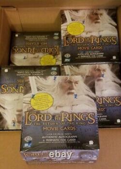2003 Lord Of The Rings Return Of The King Factory Sealed Hobby Box Case Fresh