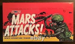 2012 Topps Mars Attacks Heritage Sealed hobby box sketch card plate auto Gold