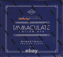 2016-17 Immaculate Collection Collegiate Basketball Hobby Factory Sealed Box