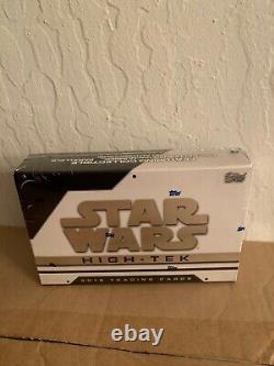 2016 TOPPS Star Wars High Tek Factory Sealed HOBBY Trading Card Box w Autograph