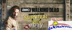2016 Topps The Walking Dead Survival Factory Sealed HOBBY Box-4 HITS