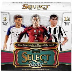 2017/18 Panini Select Soccer Hobby Case (12ct) Sealed Very Rare Autos Ronaldo