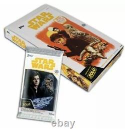 2018 Topps SOLO A Star Wars Story 24 Packs Card Factory Sealed Hobby Box