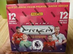 2019-20 Panini Prizm Premier League Soccer Futbol EPL Hobby Jumbo Box Sealed