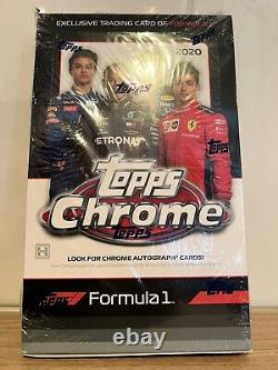 2020 Topps Chrome Formula 1 F1 Racing Factory Sealed Hobby Box Debut Release
