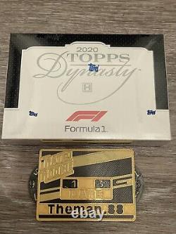 2020 Topps Dynasty Formula 1 Factory Sealed Hobby Box F1 New & Original Packaging