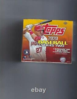 2020 Topps Jumbo Series 2 Factory Sealed Hobby Baseball Card Box & 2 Silver Pack