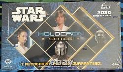 2020 Topps Star Wars Holocron Seri 1 Factory Sealed Hobby Box 1 Autograph