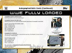 2020 Topps WWE Fully Loaded Wrestling Hobby Box Factory sealed Free Shipping