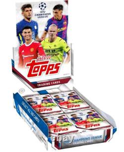 2021 2022 Topps UEFA Champions League Collection Soccer Sealed Hobby Box NEW