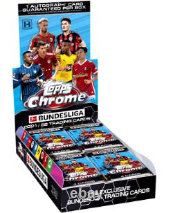 2021-22 (2022) Topps Chrome Bundesliga Soccer Factory Sealed Hobby Box 18 Packs