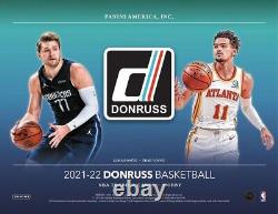 2021-22 Panini Donruss Basketball Hobby Factory Sealed Case (10 Box)