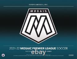 2021-22 Panini Mosaic Premier League EPL Soccer Hobby Box Factory sealed