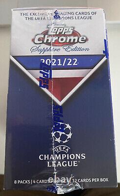 2021/22 Topps Chrome Sapphire Champions League Sealed Hobby Box