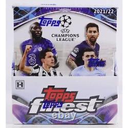 2021-22 Topps Finest UEFA Champions League Soccer Hobby Box Football Card Sealed