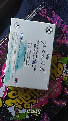 2021-22 Topps Pearl UEFA Champions League Factory Sealed Hobby Box