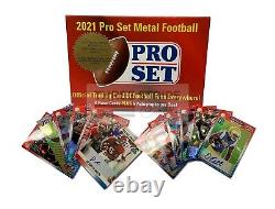 2021 Leaf Pro Set Metal NFL American Football Sealed Autograph Hobby Box