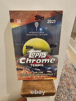 2021 Topps Chrome Tennis Hobby Box Brand New Sealed A