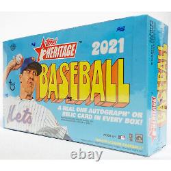 2021 Topps Heritage Baseball Hobby Box NEW SEALED 24 Packs hitters