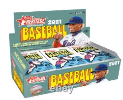 2021 Topps Heritage High Number Baseball Sealed Hobby Box 24 Packs NEW