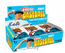 2021 Topps Heritage MLB Baseball Sealed Hobby Box 24 Packs
