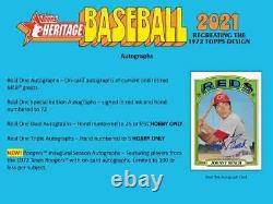 2021 Topps Heritage MLB Baseball Sealed Hobby Box 24 Packs