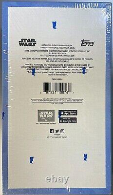 2021 Topps Star Wars Chrome Galaxy Hobby Box Factory Sealed Unopened