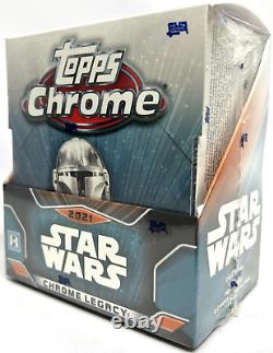 2021 Topps Star Wars Chrome Legacy Case Hobby Factory Sealed 8 Box Case