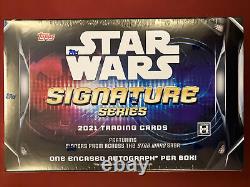 2021 Topps Star Wars Signature Series Hobby Box Factory Sealed New