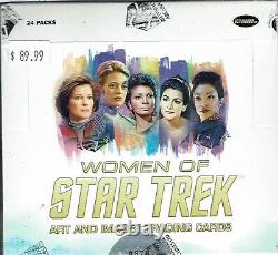 2021 Women Of Star Trek Art And Images (1) Sealed Hobby Box 3 Autos