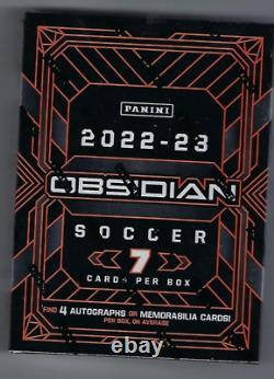 2022-23 Panini Obsidian Soccer Factory Sealed Hobby Box