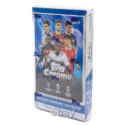 2022/23 Topps Chrome UEFA Club Competitions Soccer Hobby Box SEALED