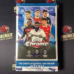 2022-23 Topps Chrome UEFA Club Competitions Soccer Hobby Box Sealed