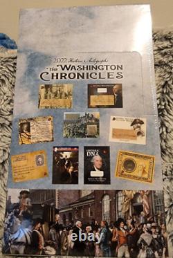 2022 Historic Autographs The Washington Chronicles Factory Sealed Hobby Box