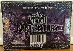 2022 Leaf Metal Pop Century Red White Blue SEALED BOX 4 Autos /10 Or Less