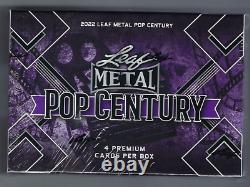 2022 Leaf Metal Pop Century Sealed Box 4 Premium Cards Per Box