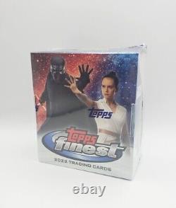 2022 Topps Finest Star Wars Factory Sealed Trading Cards Hobby Box 2 Hits