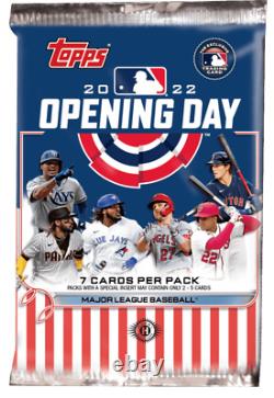 2022 Topps Opening Day Baseball Full Display Sealed Hobby Box 36 Packs NEW